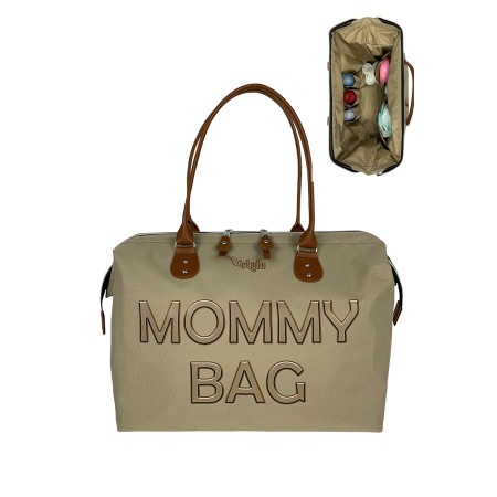 Mommy Bag Anne Bebek Bakım Çantası-vizon