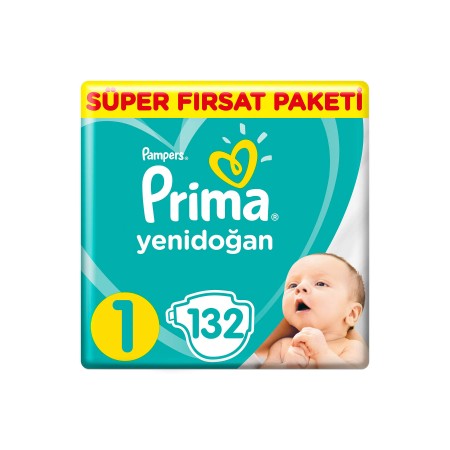 Bebek Bezi Aktif Bebek Yenidoğan 1 Beden 132 Adet
