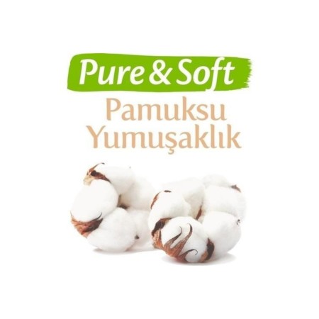Pure&Soft Bebek Bezi 5 Beden Junior Süper Fırsat Paketi 44 Adet