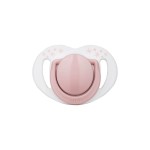 Sterilizasyon & Saklama Kutulu Silikon Ortodontik Ikili Emzik Powder Pink / 0 Ay +