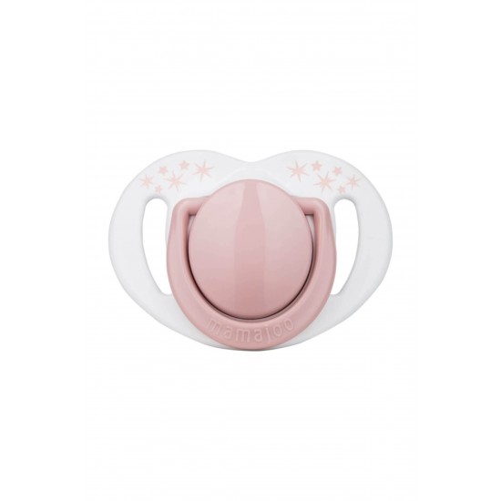 Sterilizasyon & Saklama Kutulu Silikon Ortodontik Ikili Emzik Powder Pink / 0 Ay +