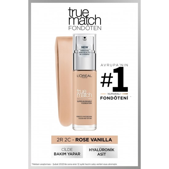 True Match Bakım Yapan Fondöten 2R ROSE VANILLA