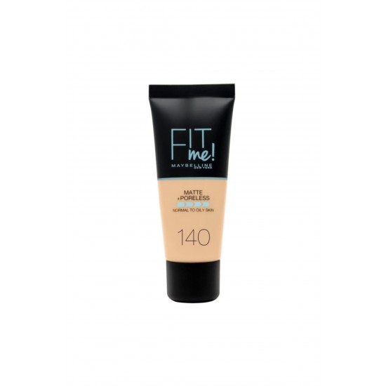 Mat Fondöten - Fit Me Matte + Poreless Foundation 140 Cool Medium 3600531551049