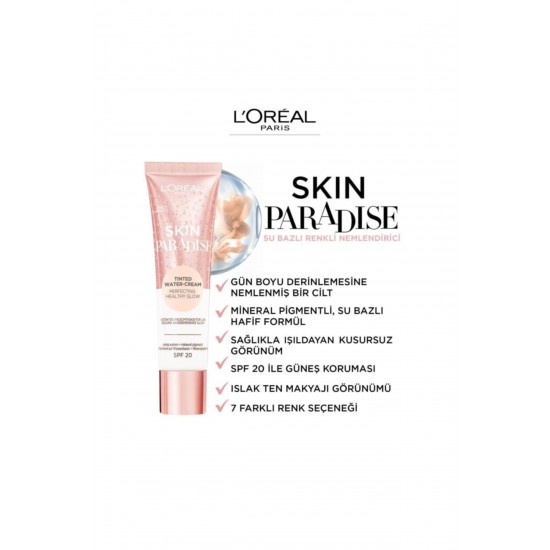 Skin Paradise Su Bazlı Renkli Nemlendirici 02 Medium