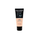 Mat Fondöten - Fit Me Matte + Poreless Foundation 106 Peach 3600531550950