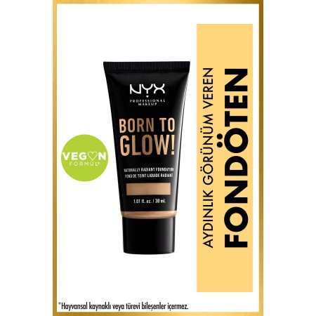 Fondöten - Born To Glow! Naturally Radiant Foundation 10 Buff 800897190415
