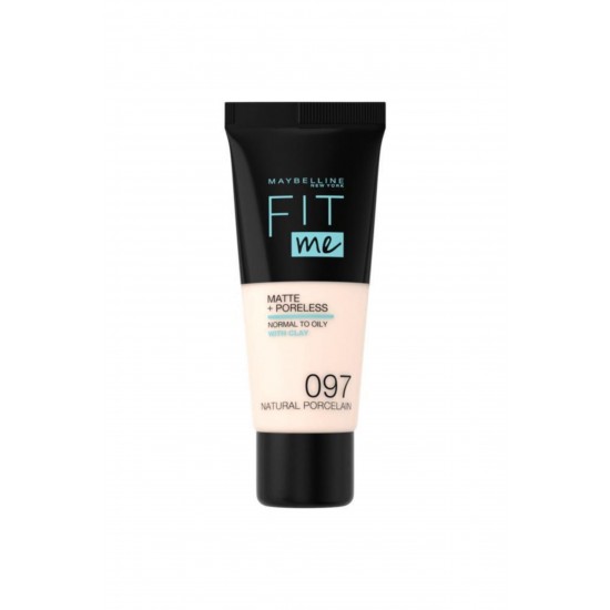 Fit Me Matte+poreless Fondöten - 97 Natural Porcelain