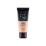 Mat Fondöten - Fit Me Matte + Poreless Foundation No: 122