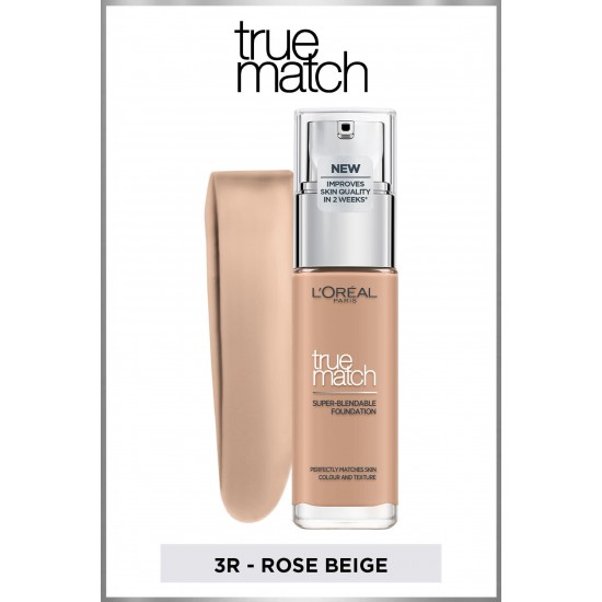 True Match Bakım Yapan Fondöten 3R ROSE BEIGE