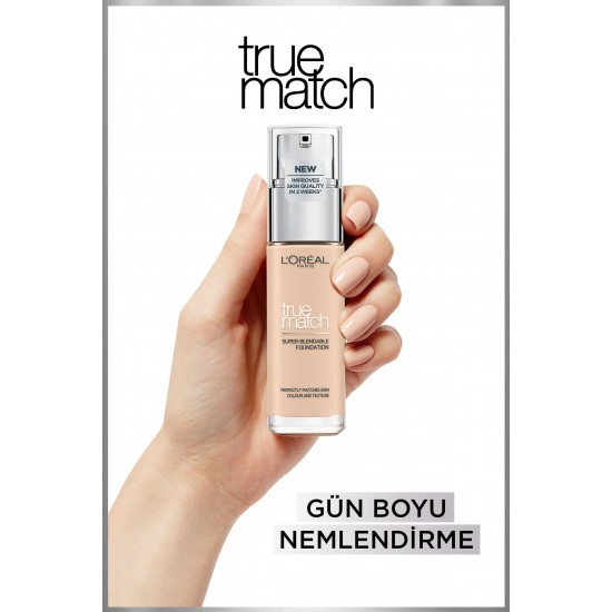 True Match Bakım Yapan Fondöten 0.5n Porcelaın