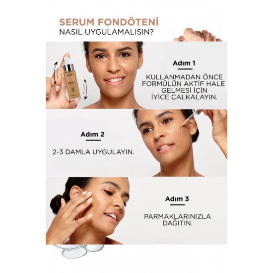 True Match Nude Fondöten Serum 0.5-2 Very Light & Revitalift Filler %1.5 Saf Hyaluronik Asit Serum