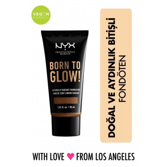 Fondöten - Born To Glow! Naturally Radiant Foundation 19 Mocha 800897190620