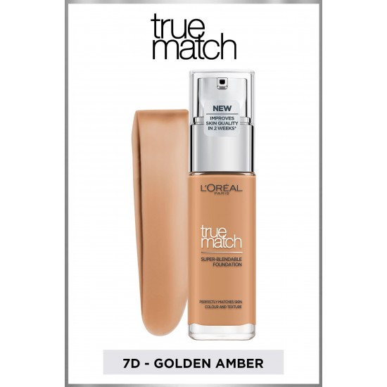 L'oréal Paris True Match Bakım Yapan Fondöten 7d Golden Amber