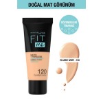 Fit Me Matte+poreless Fondöten - 120 Classic Ivory