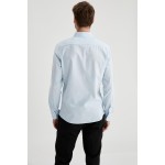 Slim Fit Basic Uzun Kollu Gömlek