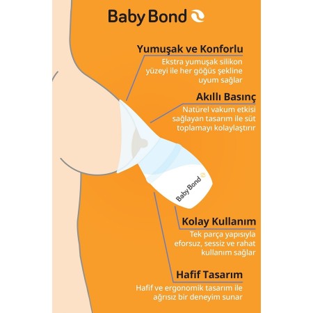 Babybond Göğüs Pompası - Manuel Süt Toplayıcı