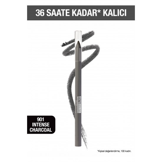 Maybelline Tattoo Liner Jel Göz Kalemi - 901 Kurşuni Gri