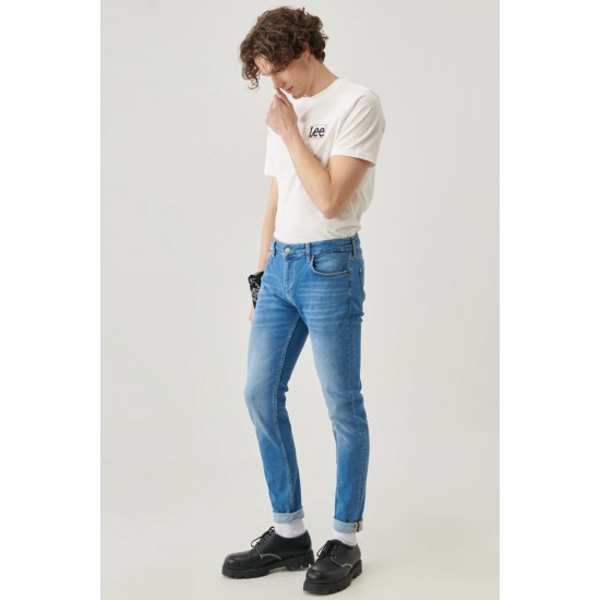 Malone Skinny Fit Normal Bel Denim Esnek Jean Kot Pantolon