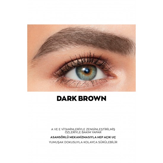 Gilmmerstick Kaş Kalemi - Dark Brown