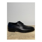 7041 Siyah Erkek Hakiki Deri Klasik Ayakkabı