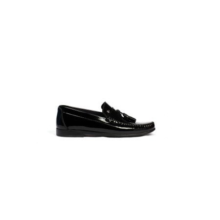 1162601 Siyah Hakiki Deri Erkek Klasik Ayakkabı