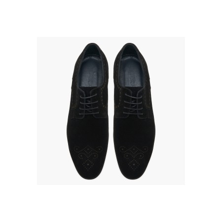 Pryor Siyah Erkek Süet Deri Klasik Ayakkabı
