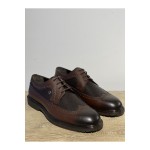 Kauçuk Taban Derby Style Brogue/wingtip Model Klasik Ayakkabı