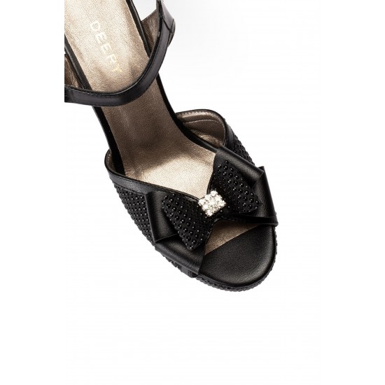 Kadın Siyah Topuklu Ayakkabı