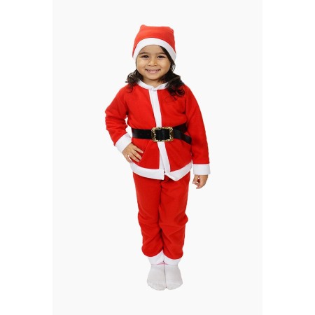 Kız Çocuk Noel Elbise Noel Baba Kıyafeti Kostümü