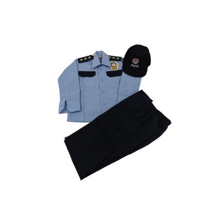 Çocuk Gömlekli Polis Kıyafeti