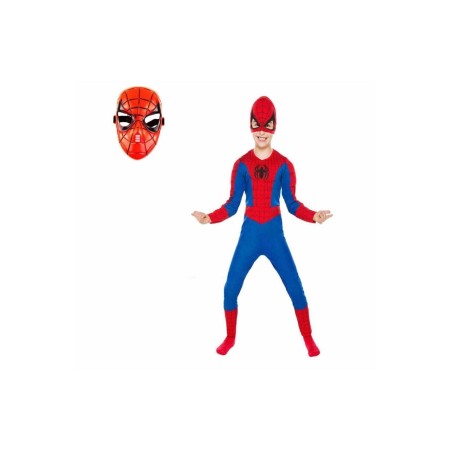 Spiderman Kostümü Örümcek Adam Kostüm 2 Maskeli