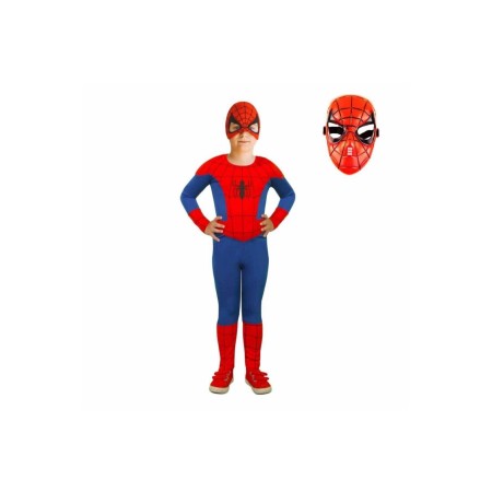 Spiderman Kostümü Örümcek Adam Kostüm 2 Maskeli