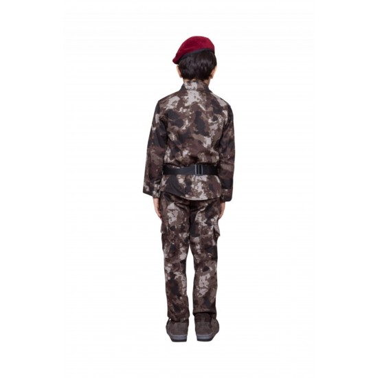 Çocuk Polis Özel Hareket Yeni Model Kamuflaj Kıyafeti