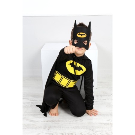 Erkek Çocuk Süper Kahraman Batman Yarasa Adam Maskeli Kostüm