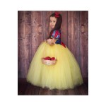 Kız Çocuk Sarı Berra Pamuk Prenses Kostüm