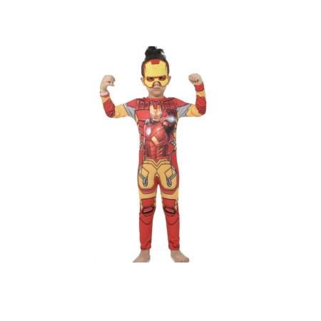 Erkek Çocuk Marvel Avengers Demir Adam Ironman Maskeli Çocuk Kostüm