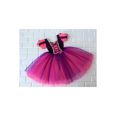 Prenses Rapunzel Kostümü, Kız Çocuk Elbise, Abiye Doğum Günü Kostüm Çok Kabarıktır, Özel Üretim,