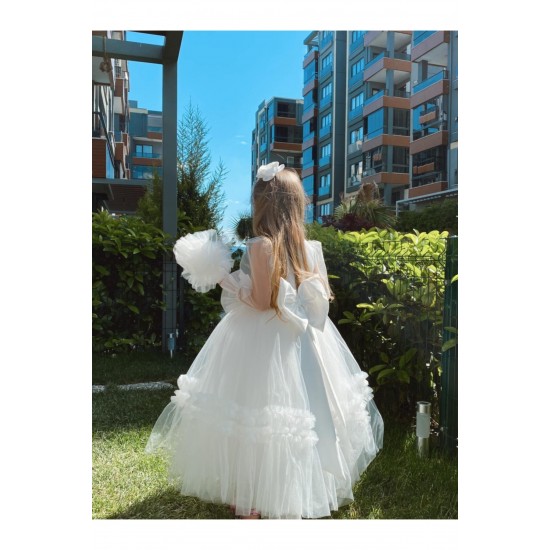 Beyaz Peri Kızı Elbisesi