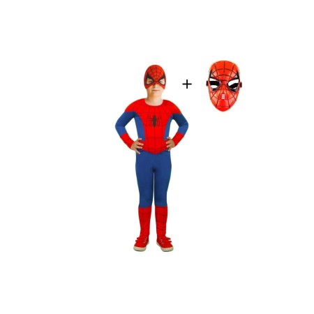 Kostümü Örümcek Adam Çocuk Kostümü 2 Maskeli