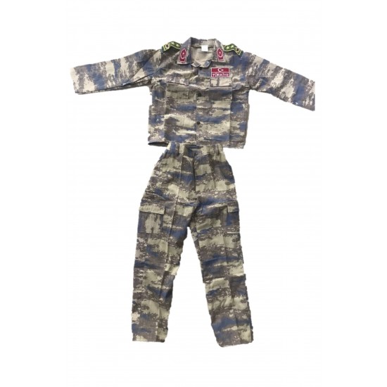 Unisex Hava Kuvvetleri Çocuk Asker Kıyafeti