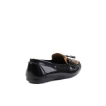 Siyah Leopar Rugan Kadın Loafer M0542122598