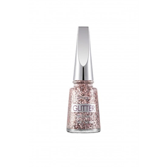 Oje - Glitter Nail Enamel Gl02 Pink Silver 34000006-gl02