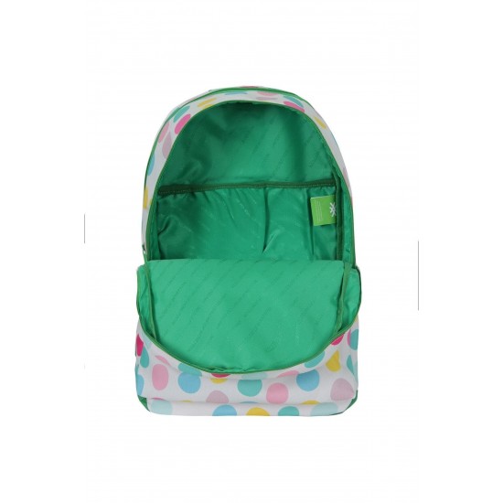 Benetton Ilkokul Sırt Çantası 70322 Beyaz 43x28x13cm