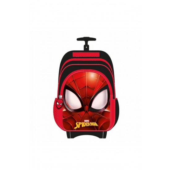 Lisanslı Spiderman Çekcekli Ilkokul Çantası Check Spider Mask Otto-5680