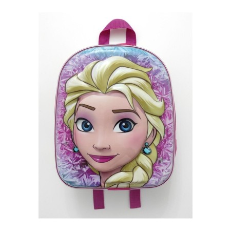 Frozen Elsa 5d Kabartmalı Kreş Anaokulu ve Günlük Kullanım Sırt Çantası