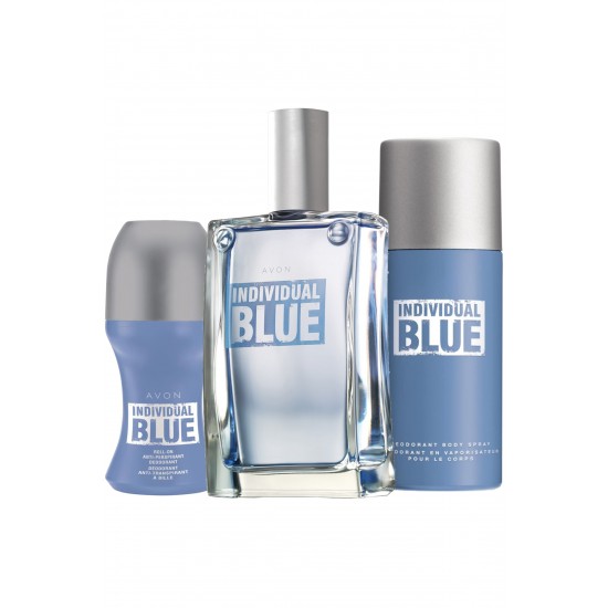 Individual Blue Deodorant Rollon 3lü Set