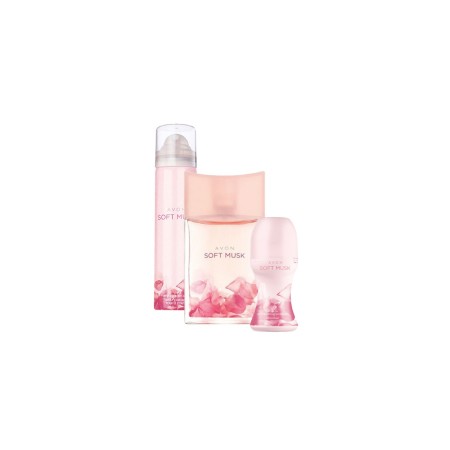 Soft Musk Edt 50 ml Kadın Parfüm 3'lü Set 867654354J6KL