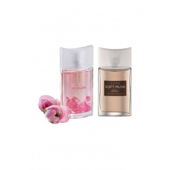 Soft Musk Edt 50 Ml Ve  Soft Musk Delice Edt 50 ml 2 Li Set