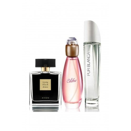 Little Black Dress Edp 50 ml Pur Blanca Ve Celebre Bayan Parfüm 3 lü Set