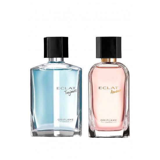 Eclat Toujours Erkek Parfüm 75 ml + Eclat Amour Edt Kadın Parfüm 50 ml. Set